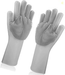 Wanzhow Grey, Multicolor Silicon Kitchen Linen Set (Pack of 1)
