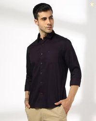NETPLAY Men Slim Fit Cotton Dobby Shirt