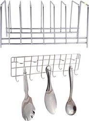 JISUN Utensil Kitchen Rack Plate Stand / Dish Rack & Wall Mounted...mo