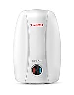 Racold PRONTO NEO Electric Instant Water Heater 5L â Vertical Geyser for Bathrooom, Anti Backflow System, 3 Safety Levels, Rust Proof Body, Faster Heating, with Fire Retardant Cable, White