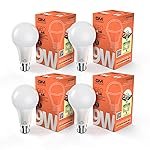 GM GEO 9 Watt LED Bulb | Excellent CRI | Zero Maintenance | High Durability | 85% Energy Saving | Surge Protection | Cool Day Light | Multiple Wattages | Eco-Friendly – Pack of 4