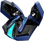 HOPPUP Xo6 Gaming Earbuds with 35MS Low Latency, RGB LED, 13MM Drivers & 50H Playtime Bluetooth (Cobalt Blue, True Wireless)