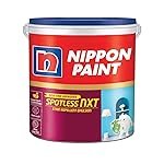 Nippon Paint Spotless NXT Premium Interior Emulsion Paint(20L, White, Soft Sheen)-Ultra Low VOC, Swan-back Stain Repellent Technology Safe for Kids-For Bedrooms, Kids, Dining, Living Rooms-20 Liter