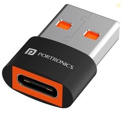 Portronics Bridge X USB 3.0 Type C Female to USB Male OTG Adapter, 5Gb