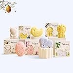 Softsens Assorted Kids Soap 75g each ( Pack of 5 x 75g) | Gentle Nourishing Care with Shea Butter & Natural Milk Cream, Dermatologist Tested Baby Soap, Moisturizing Animal Shape Bar Soap For Toddlers & Kids 2-10 Years
