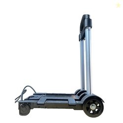 BonKaso 35kg Folding Hand Truck with Telescopic Fiber Rod | 2-Wheel Co