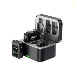 SJCAM M1 Wireless Lavalier Microphone | Pro Noise Cancellation-24H Dur
