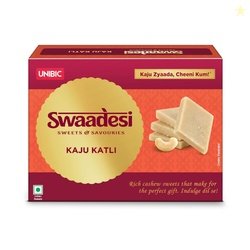 Unibic Swaadesi Shahi Kaju Katli 180gm/195gm Weight May Vary