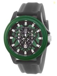 French Connection Analog Green Dial Men's Silicone Watch-Fc178B.2