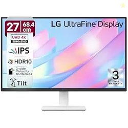 LG 27US500 68.4 cm (27 Inch) Ultra HD 4K (3840x2160) IPS Monitor with