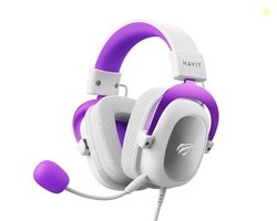 havit HV-H2002d Purple Gaming Headset Headset with Microphone, Speaker