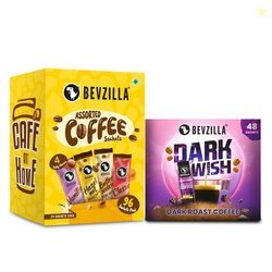 Bevzilla 48 Sachets Dark Wish Instant Coffee Powder (48 X 2g Sachets)