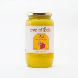 Love of India A2 Ghee 1 Litre | Gir Cow Bilona Ghee | Traditional Curd