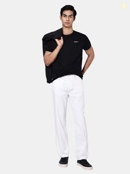Pepe Jeans Men Relaxed Fit Mid Rise White Jeans