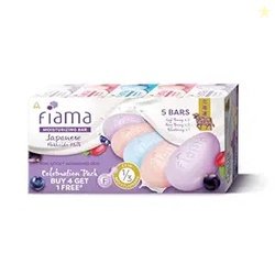 Fiama Skin Barrier Strengthening Moisturizing Soap Bar 125gx5, Japanes