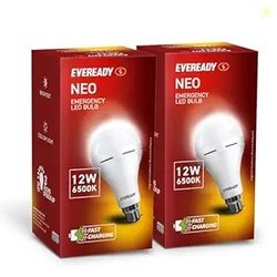 Eveready 12W B22D Emergency Inverter LED Bulb| Cool Day Light (6500K)