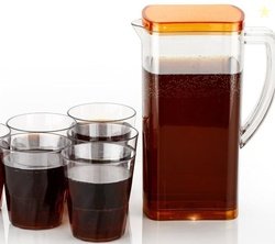 MACARIZE 2000 ml Unbreakable Plastic JUG with Glass Set by TRUSTE...mo
