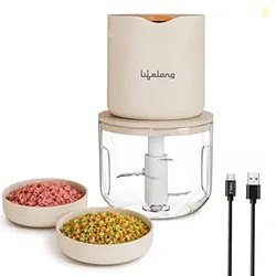Lifelong Rechargeable Electric Food Chopper with 600ml | 180W Motor |