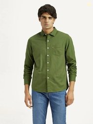 LEVI'S Men Slim Fit Solid Spread Collar Casual Shirt