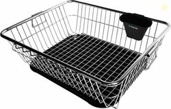 Smartslide Dish Drainer Kitchen Rack Stainless Steel Dish Drainer...mo