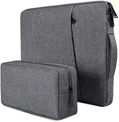 Dynotrek Zipper 14 inch Laptop Sleeve Bag, with Charger Pouch Computer