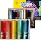 Corslet 48 Pc Oil Colour Pencils Set Art Kit Color Drawing For Artists Sketching Artist Beginners & Pro Art, And Colouring, Multi-coloured, Multi