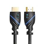 C&E CNE574783 (20 Feet/6 Meters) High Speed HDMI Cable Male to Male with Ethernet and Audio Return (Black)