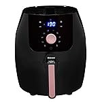 Balzano Digital Air Fryer (Extra Large 5.5Liter), uses up to 95% Less Fat, 1700W, with Rapid Heat Circulation Technology (Black)