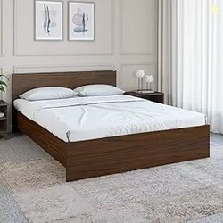 Nilkamal Arthur Wooden Queen Bed Without Storage | Engineered Wood | C