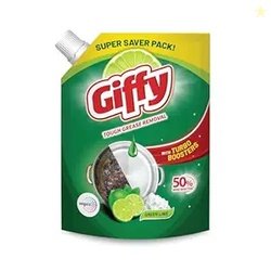 Giffy Concentrated Liquid Dishwash with Green Lime & Active Salt 2L |