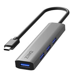 Zinq Technologies Zinq 4 USB 3.1 High Speed Ports Hub with Type C Inpu