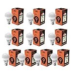 GLO 9WLED Bulb | Excellent CRI | Zero Maintenance | High Durability | 85% Energy Saving | Surge Protection | Cool Day Light | Multiple Wattages | Eco-Friendly â Pack of 10