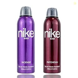 Nike Incense & Patchouli Deodorant Spray For Men - Dual Pack (200Ml Ea