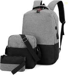 TANTRA Polyester Laptop Backpack 3 PCS Set Backpack Bag 35 L Backpack