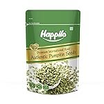 Happilo Premium Raw Pumpkin Seeds 200g, Rich in Protein, Dietary Fibre, Magnesium & Phosphorus, Raw & Unroasted Pumpkin Seeds, Source of Iron & Zinc, Energy Boost