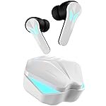 Fire-Boltt Aero Shadow TWS Earbuds Custom EQ, RGB Lights, Wireless Bluetooth 5.4, Music & App Support, 50H Playtime, Fast Charging Case, 50ms Low Latency for Gaming, Touch Controls- Artic White