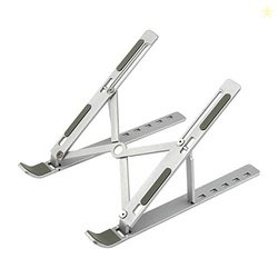 MemeHo Aluminium Laptop Stand / 6 Angles Adjustable Laptop Holder/Fold