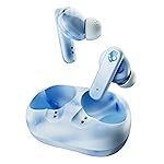 Skullcandy EcoBuds True Wireless in-Ear Earbuds, 8Hr Battery, Battery-Free Charging Case, Microphone, Works with iPhone, Android, Bluetooth Devices â Glacier
