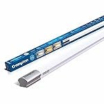 Crompton Trio 22W B22 LED Batten | Aesthetic Design with Ambience Light for Living Room & Bedroom | Indirect Lighting with Focus Mode, Theatre Mode & Trio Mode|4 Feet|Pack of 1