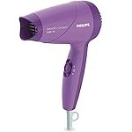 Philips India’s No.1 Hair Styling Brand -Hair Dryer 1000W |Blow Dry for Men & Women | 2 Heat Settings| ThermoProtect tech |Travel-Friendly, Quick Dry, Frizz Control | For Indian Hair |HP8100/46 Purple
