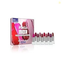 Blue Heaven Matte Love Mini Lipsticks pack of 10 | Long Lasting, Hydra