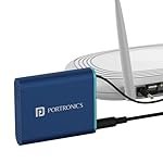 Portronics Power Plus Advanced Mini Router UPS for 12V DC WiFi Router Broadband Modem, Router UPS Power Backup During Power Cuts, Discharge Protection, Portable UPS(Blue)