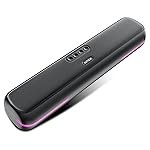Intex Beast 20X Newly Launched 20W BT Soundbar with 360Â° Surround Sound, Rhythmic RGB Light, 52mmÃ4 Drivers, 5hrs Playback Time, TWS Feature, Type C Fast Charging, BT V5.4, USB/AUX/TF (Black)