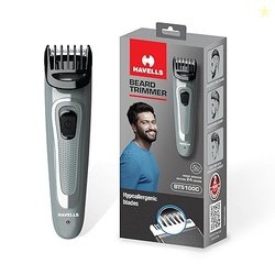 Havells Bt5100C Rechargeable Beard Trimmer with Hypoallergenic Blades;