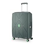 American Tourister Qubiz | Check-in Trolley Bag (68 cm) | 360Â° 8 Wheel Travel Luggage | Hard Case Polypropylene Suitcase | Recessed Combination Lock | Green
