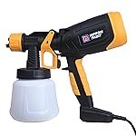Nippon Paint 450W Electric Paint Spray Gun with 900Ml Container, 2M Long Cable | Suitable for Indoor Outdoor Home & Industrial Use (Pack of 1, Yellow and Black)
