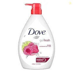 Dove Renewing Raspberry Body Wash with Lime for Renewed Skin, Refreshi