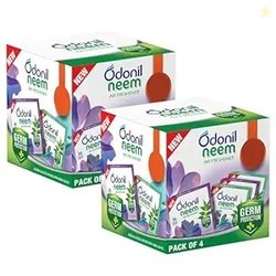 Odonil Bathroom & Toilet Air Freshener, Neem Mixed Fragrance Blocks -