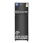 Haier 240L 2 Star Frost Free Top Mount Double Door Refrigerator|Cool Pad|200% Faster Ice Making in 49 Minutes (2026, HEF-252EGBA-P, GE Black)