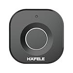Hafele Kabi-Block Cabinet Lock, Matt Black, Capacitive Fingerprint Access, Status Indicator, Smart Lock for Cabinets and Drawers